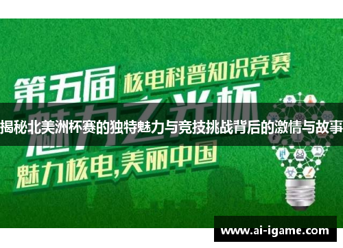 揭秘北美洲杯赛的独特魅力与竞技挑战背后的激情与故事